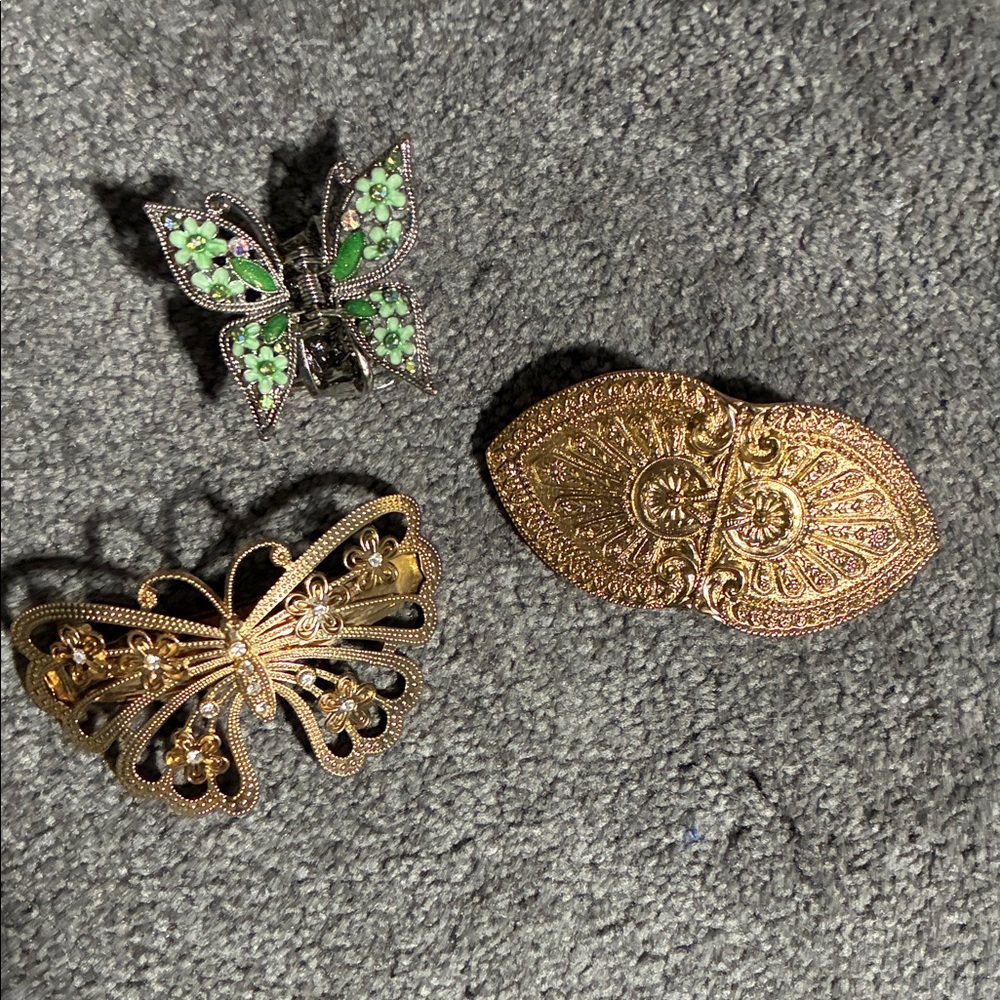 Vintage Hair Clip Set - Women Accessories